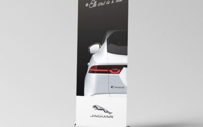 Design Graphique pour salon Jaguar