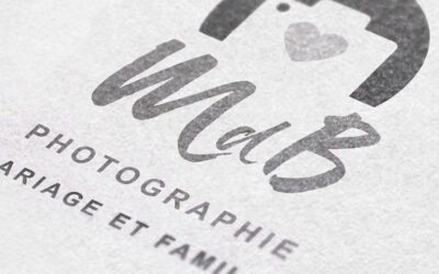 Création logotype pour MdB Photographie