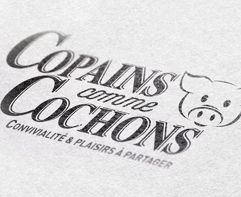 Création Logotype – Copain comme cochon