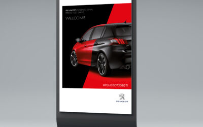 Design graphique pour Peugeot 308GTI